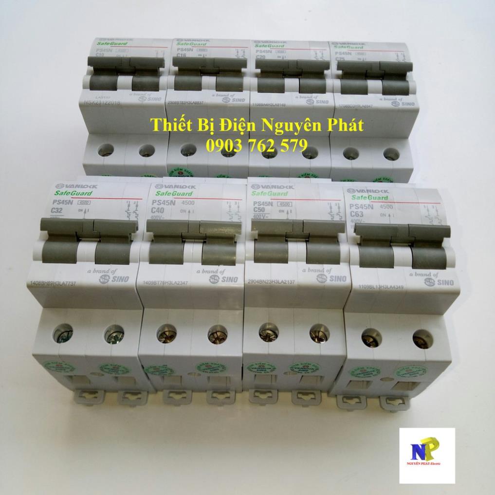 Cầu Dao Tự Động MCB 2P  4.5kA PS45N