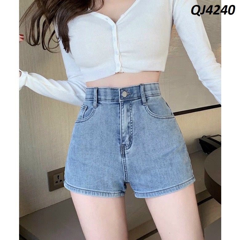 Quần Jeans Đùi Co Giãn Ôm Mông BigSize QJ4240