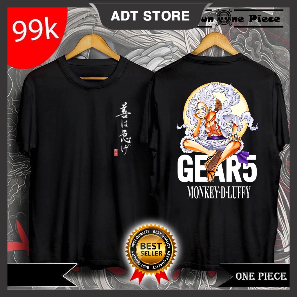 Top 6 Mẫu Áo thun One Piece Luffy Gear 5 Anime Đảo Hải Tặc siêu chất, giá rẻ cực HOT mẫu bán chạy