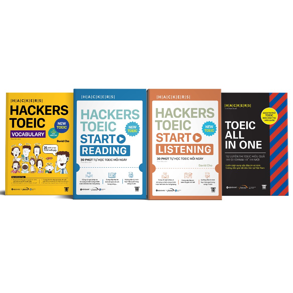Sách - Combo Hackers Toeic (Luyện thi TOEIC)