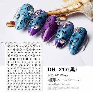 Nhãn dán móng tay Gogo / Nhãn dán làm móng tay Đường phố DH210-218