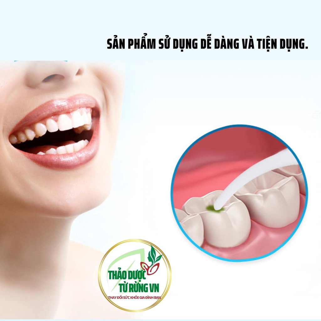 Tăm Chỉ Nha Khoa Nội Địa Trung - Tăm Nhựa Nha Khoa Cao Cấp Sạch Răng Sợ Chỉ Bền Hộp 50 Cái Thảo Dược Từ Rừng VN