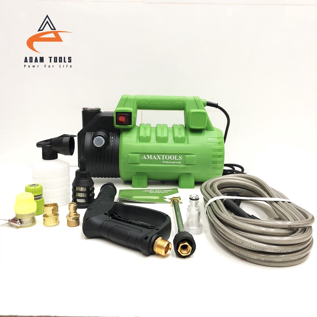 Máy rửa xe Amaxtools AMG2660 2650W Chính Hãng, Áp lực nước siêu khỏe