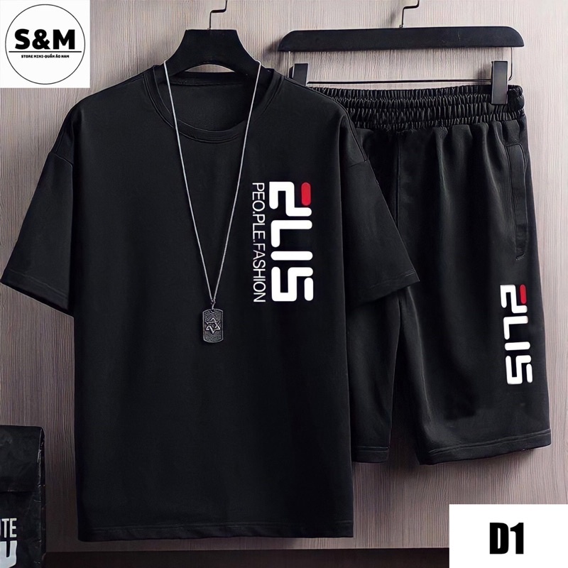 Bộ quần áo thun - in hình 2 cánh tay trắng Thể Thao cực Mát