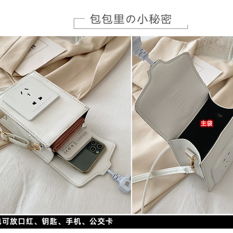 One Túi Đeo Chéo Hình Vuông Nhỏ Phong Cách Phương Tây Thời Trang Mùa Xuân 2022 GYLXB076