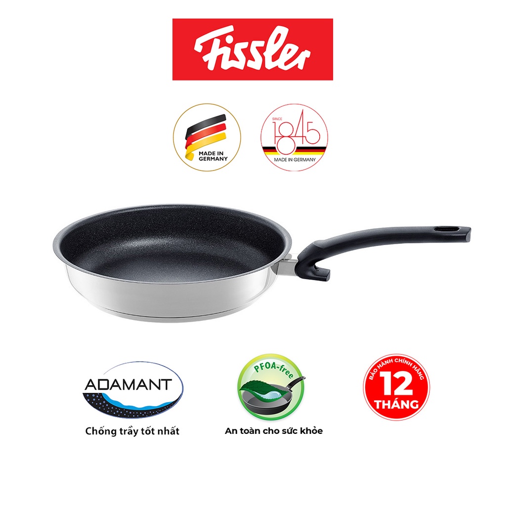 Chảo chống dính cao cấp Đức đáy từ Fissler Adamant premium , hàng chính hãng sản xuất tại Đức, an toàn cho sức khỏe