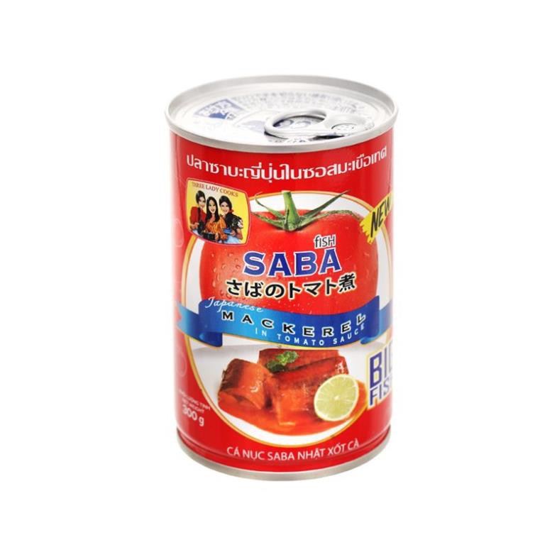 CÁ NỤC SABA NHẬT SỐT CÀ 3 CÔ GÁI 300G [SHOP29S]