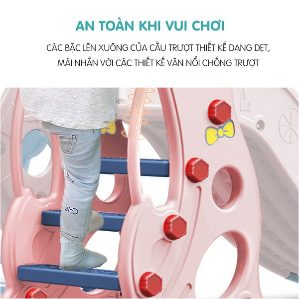 Set cầu trượt xích đu hải cẩu HOLLA 2020 - hàng chính hãng POMO