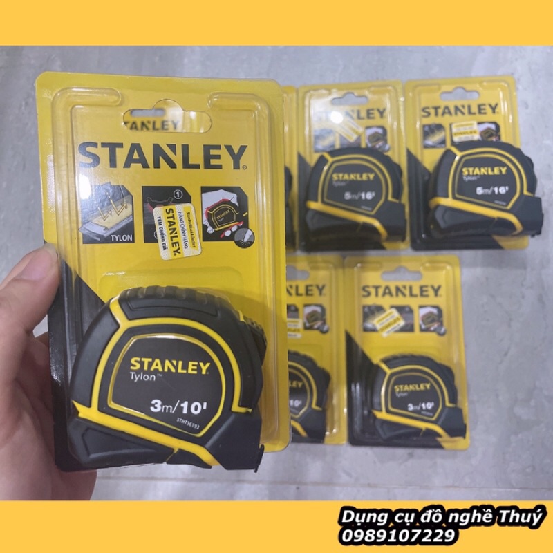 Thước cuộn thép Tylon 3m 5m 8m STANLEY STHT36193 STHT36194 STHT36195 - HÀNG CHÍNH HÃNG