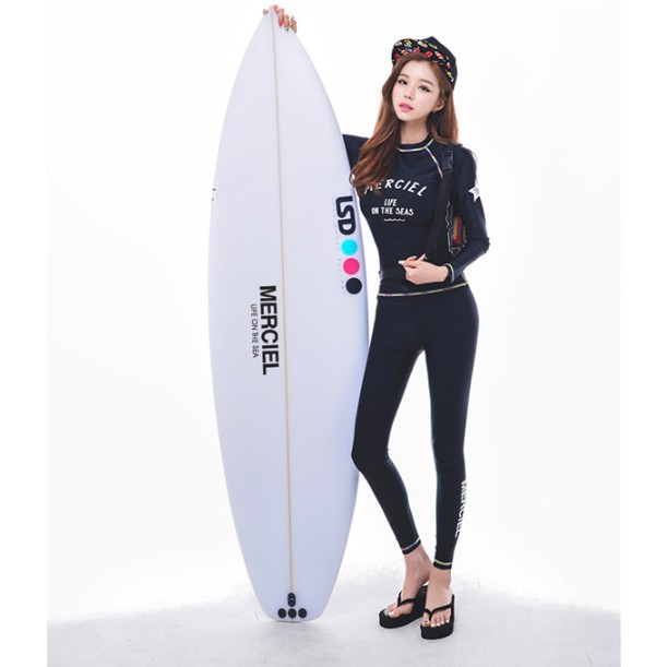 Có sẵn Set đồ bơi dài chống nắng thun đẹp