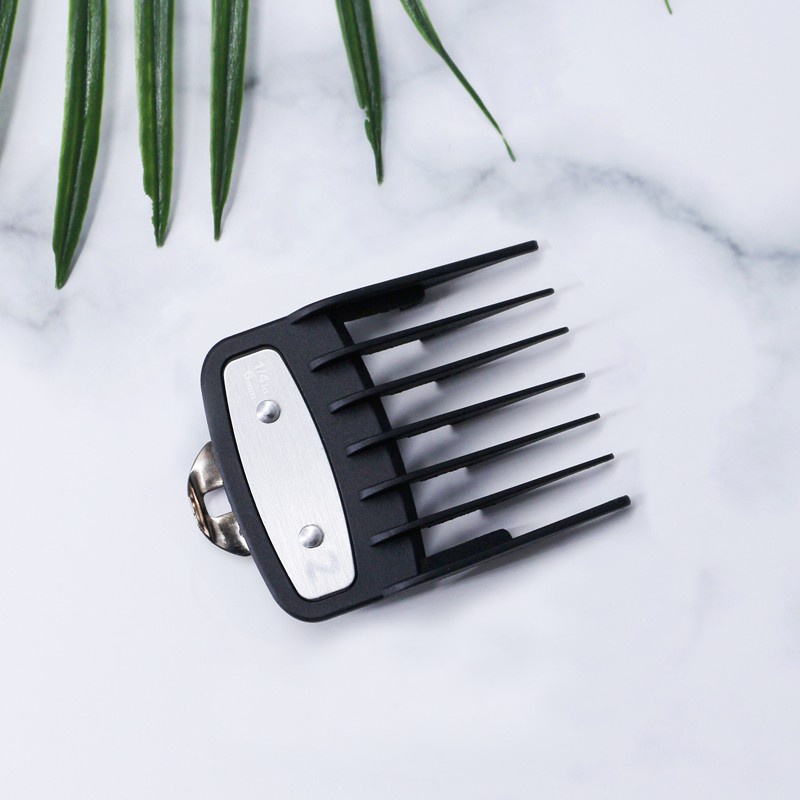 Ubeator Bộ Tông Đơ Cắt Tóc 8 Kích Thước Có Lược Màu Đen Tiện Dụng