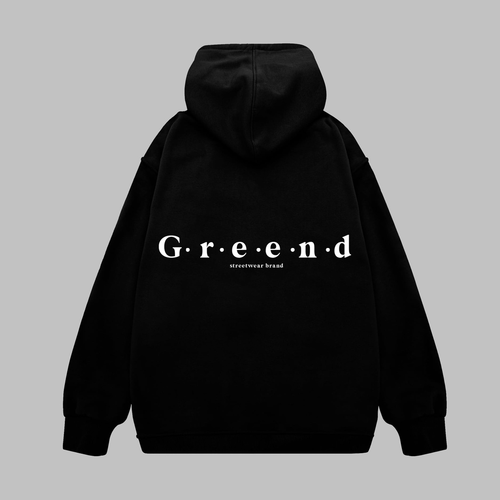 Áo Hoodie Unisex Nỉ Bông TyPo Greend Basic Design 2021 HD016