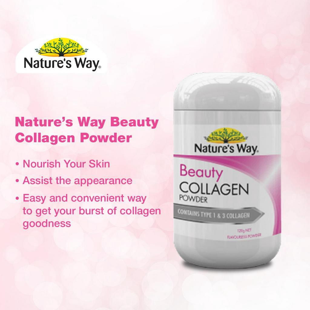 COLLAGEN DẠNG BỘT NATURE'S WAY BEAUTY COLLAGEN POWDER - 120G