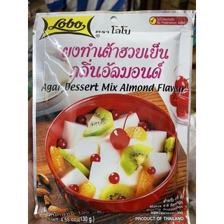 (Mẫu mới) Bột Rau Câu Hạnh Nhân LOBO - 130G
