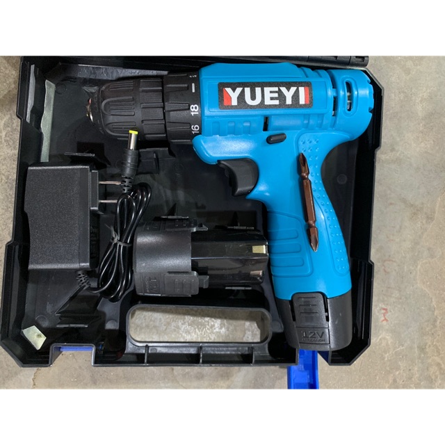 MÁY KHOAN CẦM TAY, TÍCH ĐIỆN. LOẠI 2 PIN. VẶN SIÊU KHỎE.