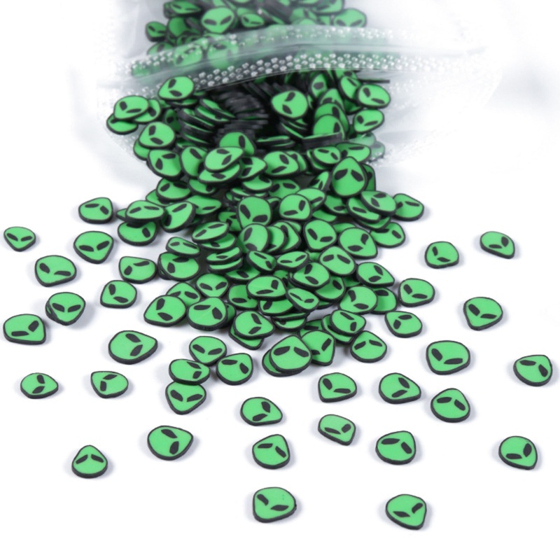 Phụ Kiện Trang Trí Móng Tay Hình Người Ngoài Hành Tinh Mềm Mại