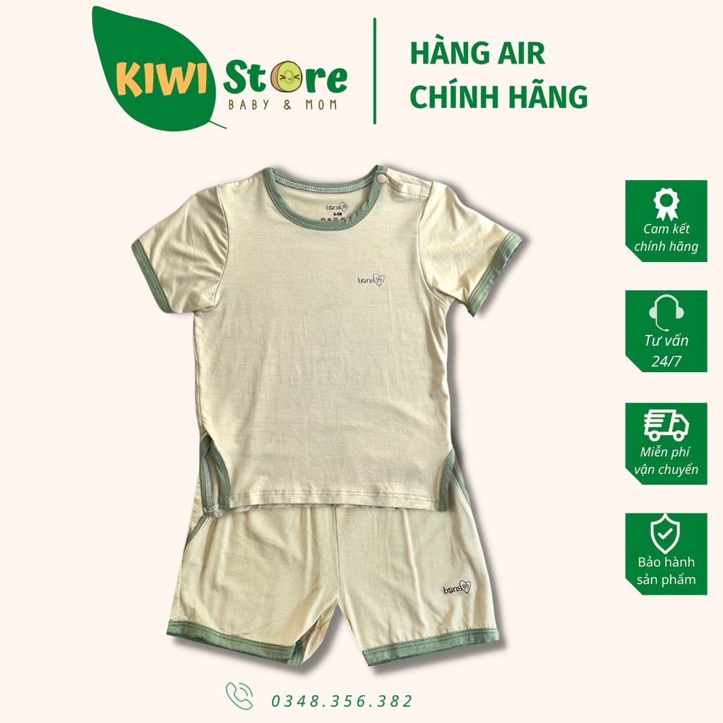 Bộ cộc bamboo cài vai cho bé Bons99 (BB001)