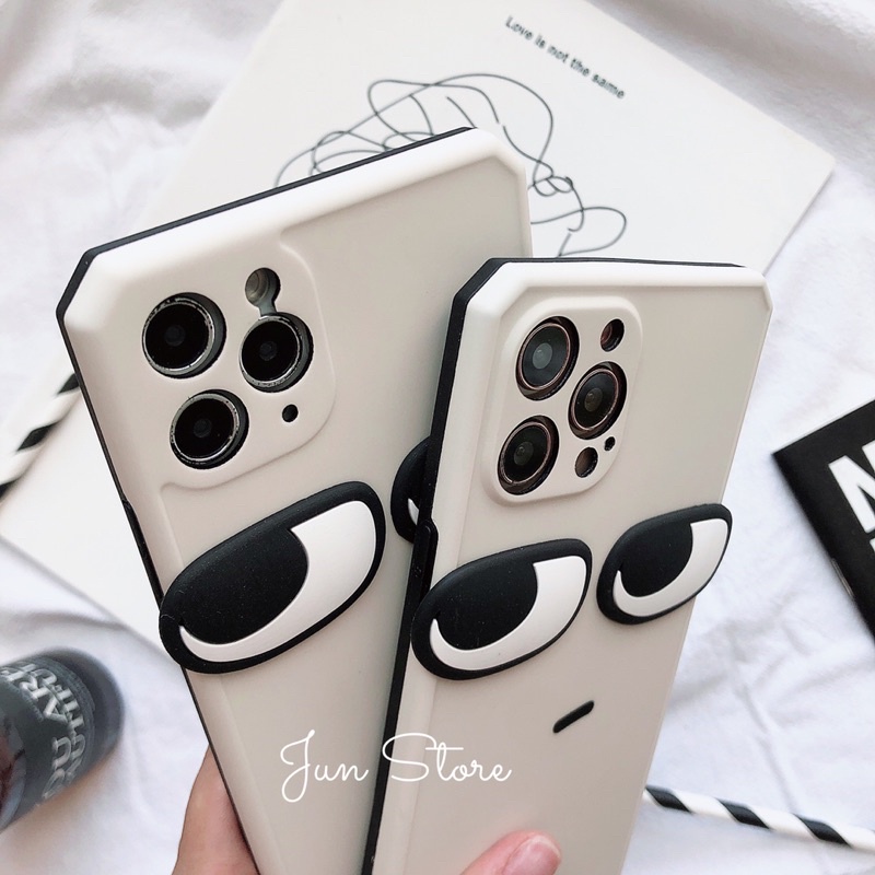 Ốp lưng Iphone silicon siêu bền hình đôi mắt cá tính