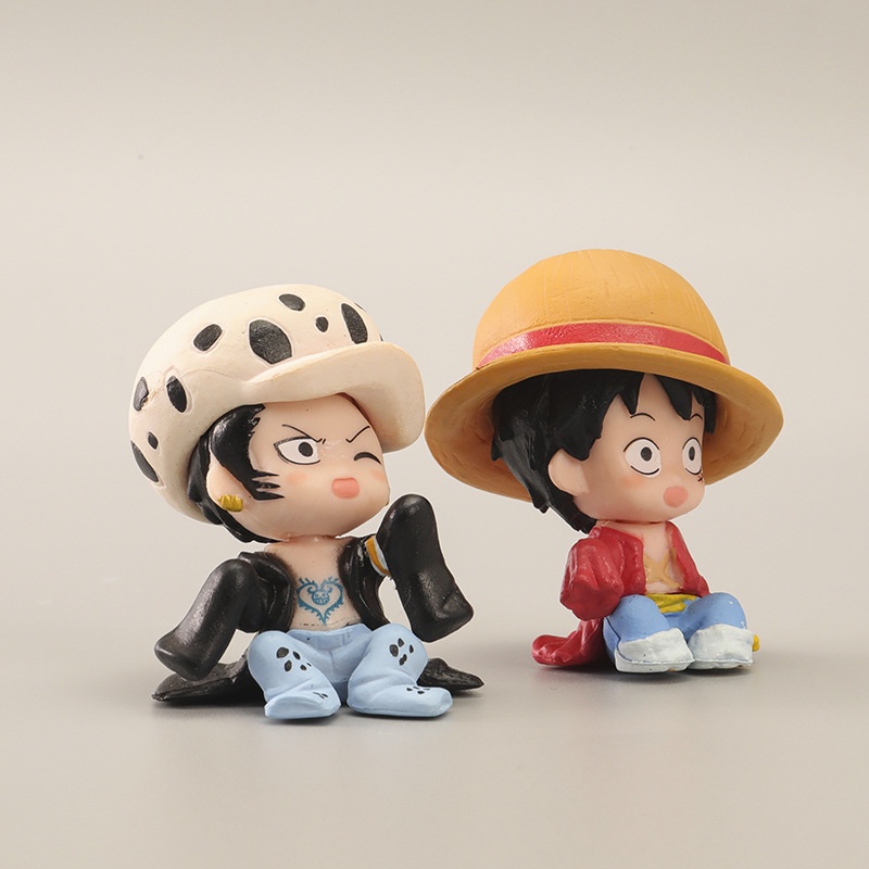 Set 4 Đồ trang trí Nhân Vật Phim Hoạt Hình One Piece
