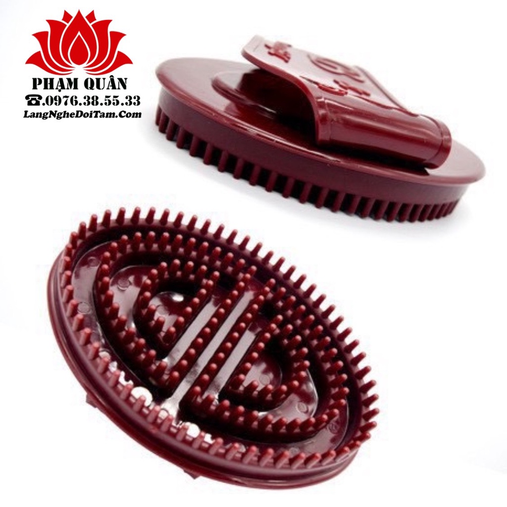 Bàn chải Massage lưng body tẩy tế bào chết, bàn chải mát xa đả thông kinh lạc cổ vai gáy