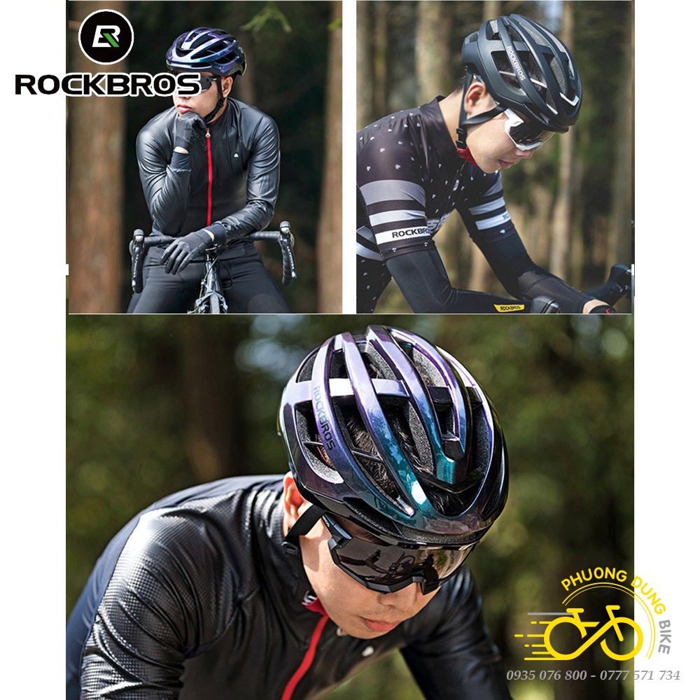 Mũ bảo hiểm xe đạp thể thao ROCKBROS HC-58 - ĐỦ MÀU