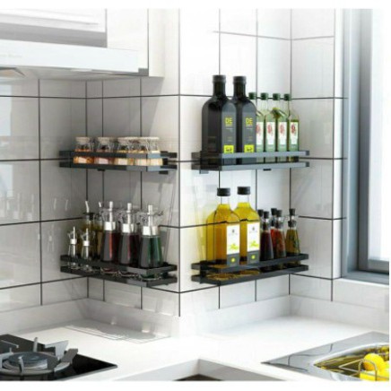 Kệ treo tường nhà bếp, phòng tắm, kệ để gia vị đa năng bằng thép không gỉ Freeship <3 | BigBuy360 - bigbuy360.vn