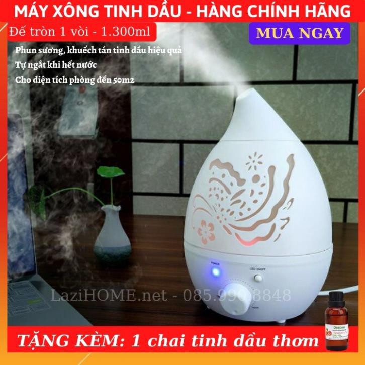 Máy xông tinh dầu [TIỀN NÀO CỦA NẤY], máy phun sương Hàng Cao Cấp Hồ Điệp - Bảo hành 12 tháng 1 đổi 1