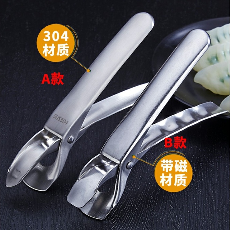 Kẹp gắp đồ nóng - Dụng cụ kẹp inox gắp thức ăn, đá, gắp chén đĩa đồ nóng thực phẩm cao cấp - #kepgapbat