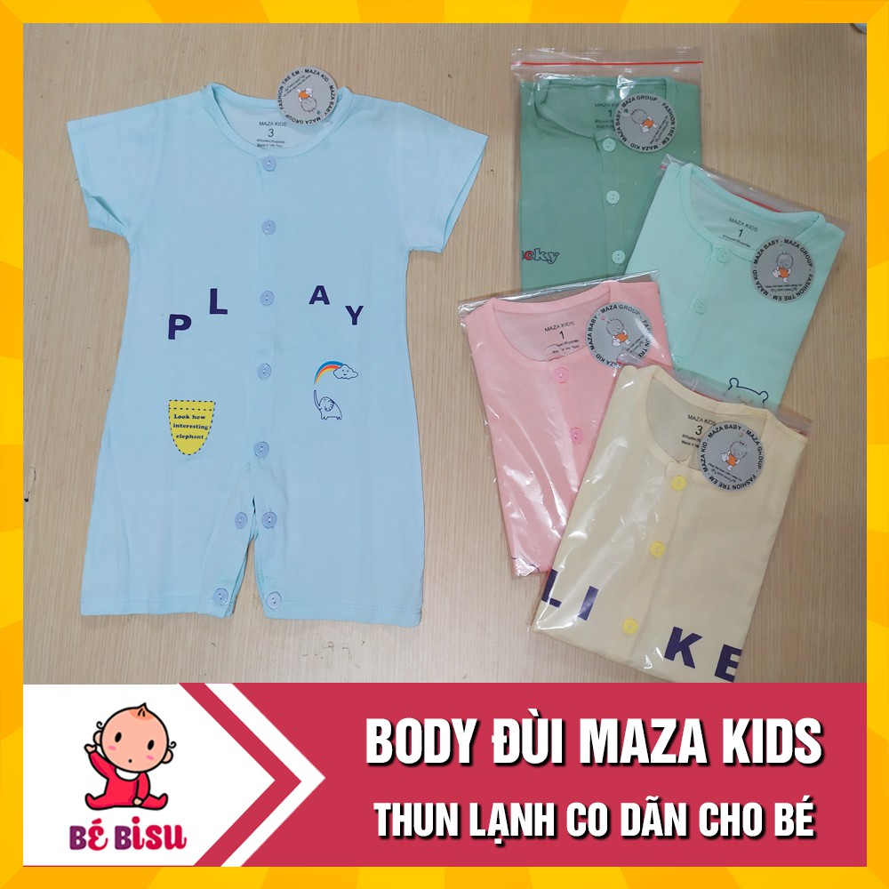 Body đùi thun lạnh chất Peptit Maza Kids cho bé 0-9 tháng