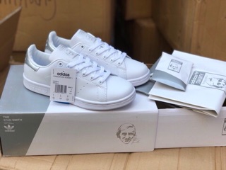 Giầy stan mith gót xanh 1:1 ( full phụ kiện + free ship )