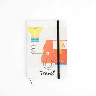 Sổ tay Crabit Dotted - Travel xe