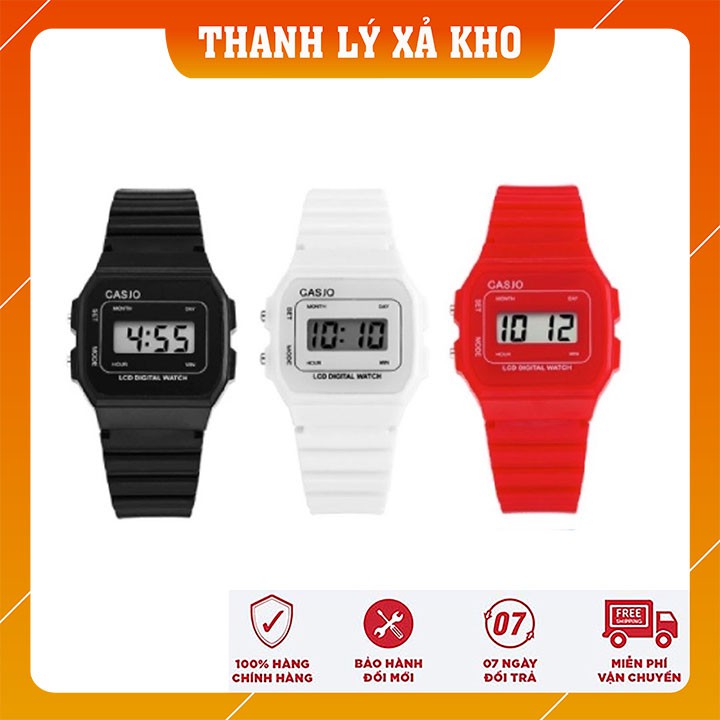 [THANH LÝ XẢ KHO] Đồng Hồ Điện Tử Thời Trang Nam Nữ Dây Nhựa Bền Chống Nước Có Đèn Led S5 STORE DH007 | BigBuy360 - bigbuy360.vn