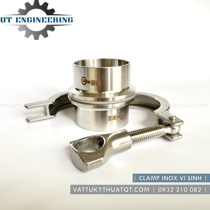 Cùm Clamp Vi Sinh Inox 304 | DN65,DN80,DN100