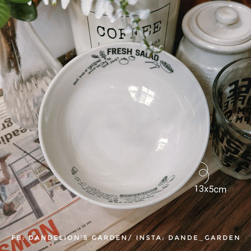 Tô in chữ dễ thương vintage