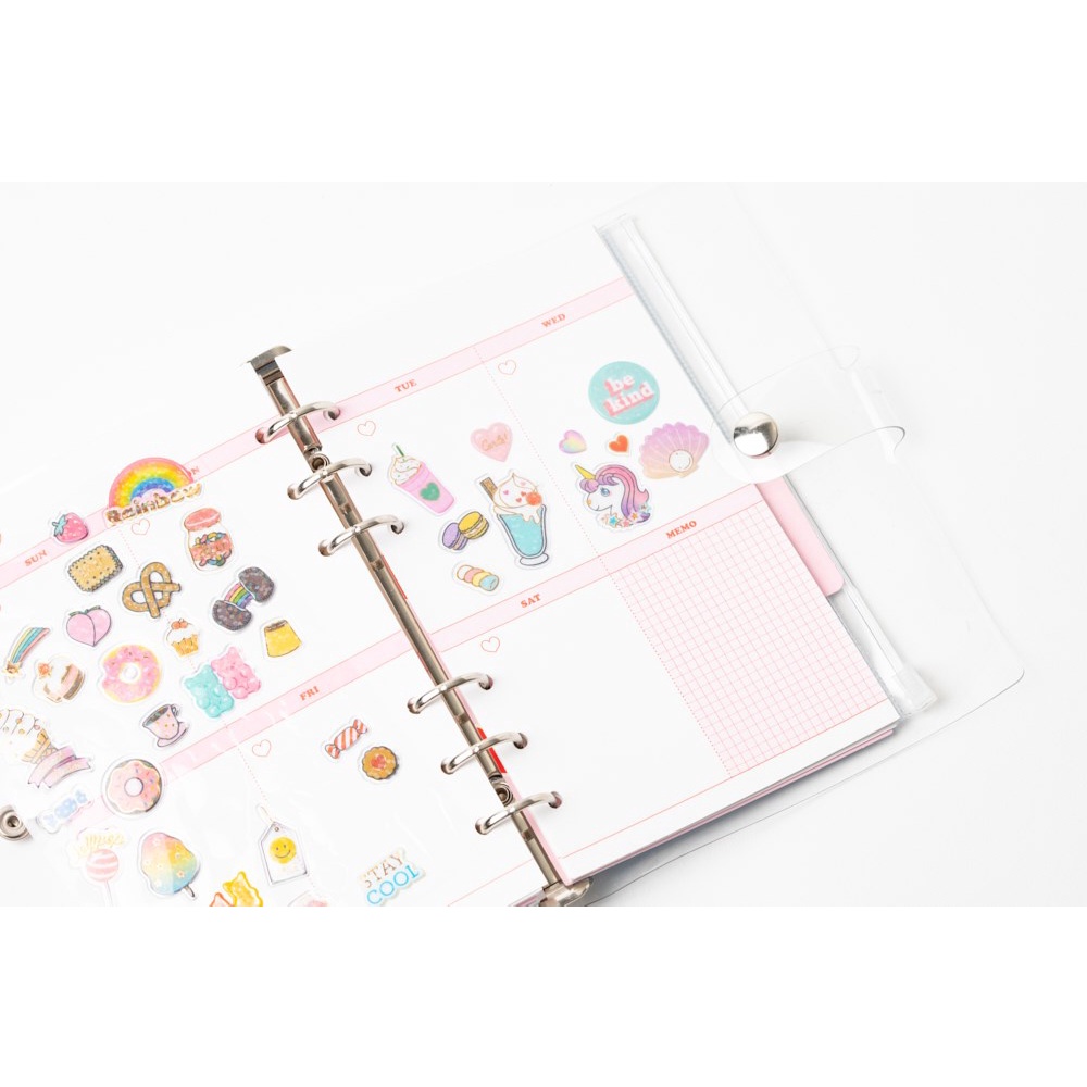 Miếng Dán Sticker ARTBOX Hàn Quốc Bằng PVC Hình Kem Bánh Ngọt Lấp Lánh