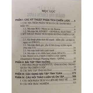 Sách - Bài Tập Quản Trị Chiến Lược ( Ngô Kim Thanh )