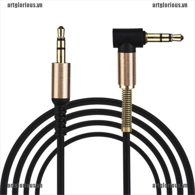 Dây Cáp Âm Thanh Nối Jack 3.5mm Bẻ Góc 90 Độ
