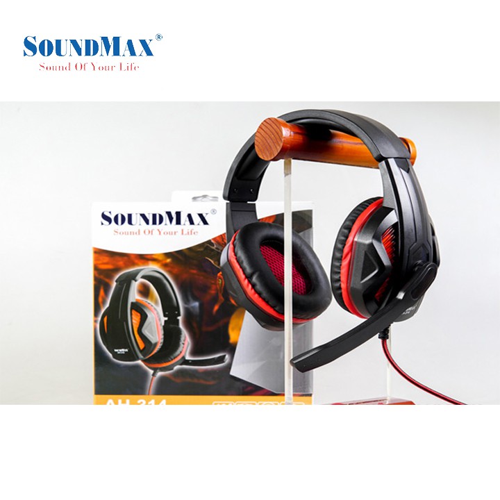 Tai nghe Over-ear SoundMAX AH 314-Hàng Chính Hãng