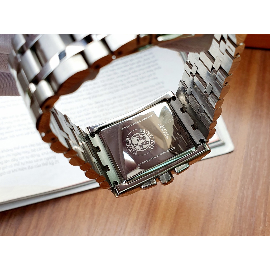 Đồng hồ nam chính hãng Citizen Eco_Drive AT0910 Chronograph Largo - Máy Quartz pin - Kính cứng