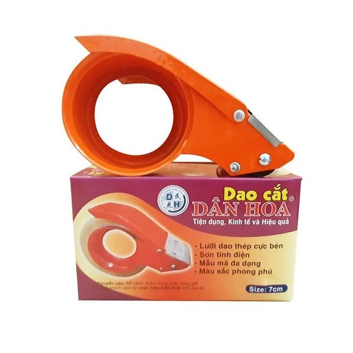 Cắt băng dính sắt Dân Hoa cỡ 5cm / 7cm