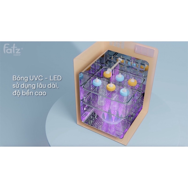 Máy Tiệt Trùng Sấy Khô LED UVC Fatz Baby King 2 FB4799BT