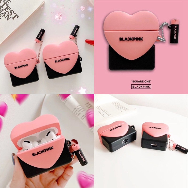 Vỏ Đựng Bảo Vệ Hộp Sạc Tai Nghe Airpods 1 / 2 / 3 / Pro Hình Blackpink Xinh Xắn