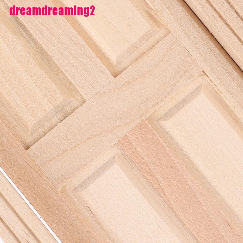 Cửa gỗ trang trí nhà búp bê xinh xắn chất lượng cao