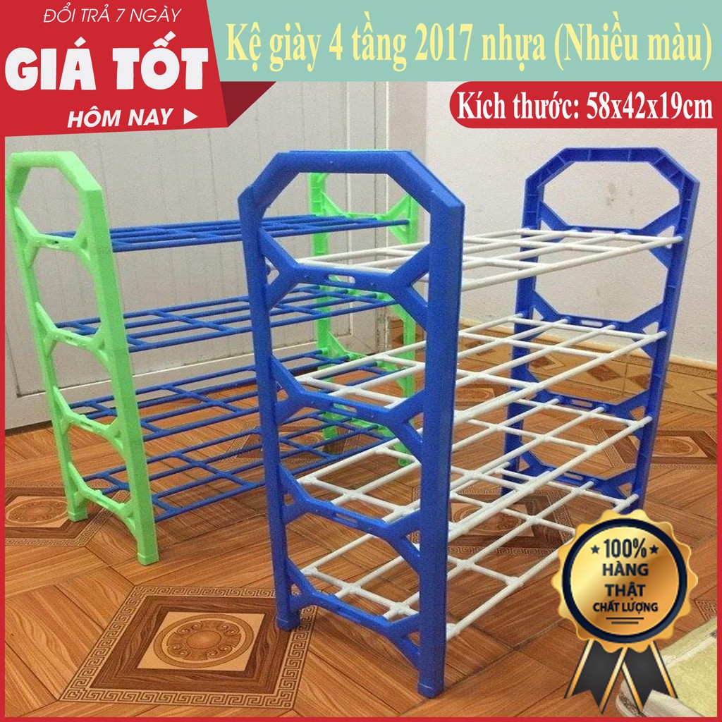 Kệ để giày 4 tầng phong cách mới