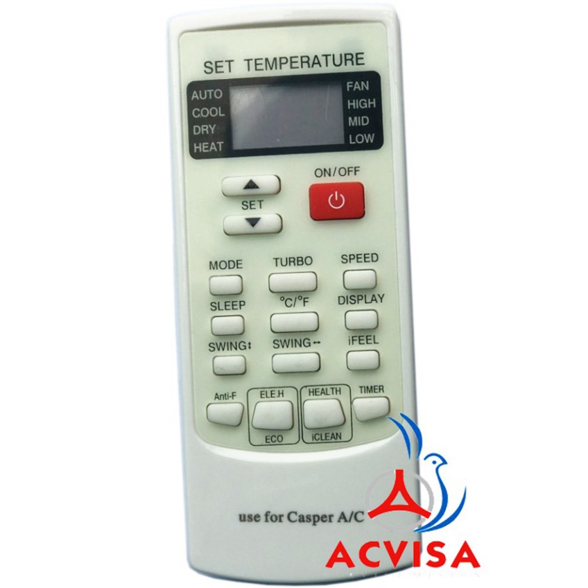 ĐIỀU KHIỂN ĐIỀU HÒA CASPER (Giá rẻ cho thợ)