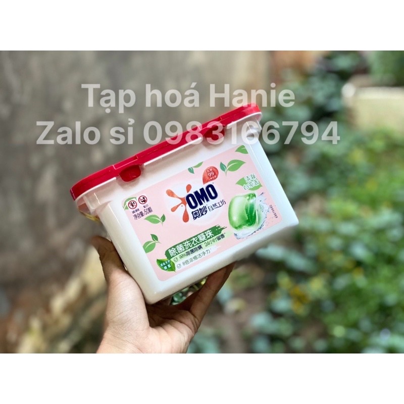 SẴN VIÊN GIẶT OMO SIÊU THƠM BẠCH TRÀ SẴN