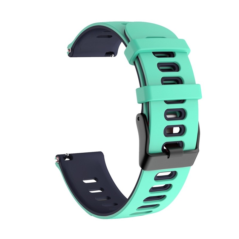 Dây Đeo Cao Su Mềm Chống Nước 20mm 22mm Cho Đồng Hồ Garmin Vivofit 3 Hr Luxe Easy3 Approach S40