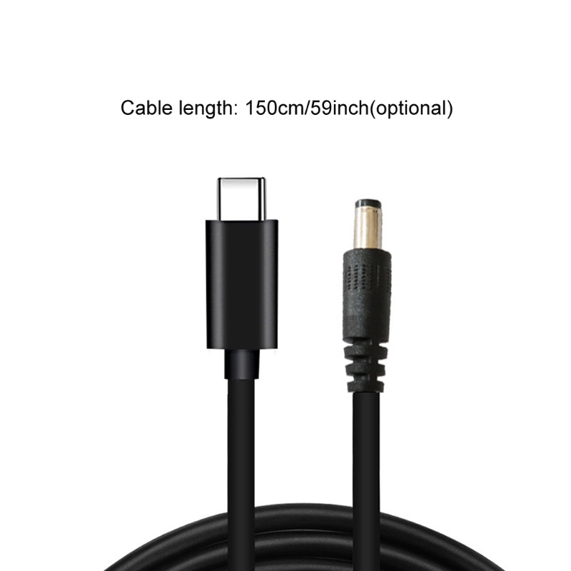 Nama Dây Cáp Chuyển Đổi USB C / Type-C PD Sang 9V 5.5x2.5mm Dài 71inch