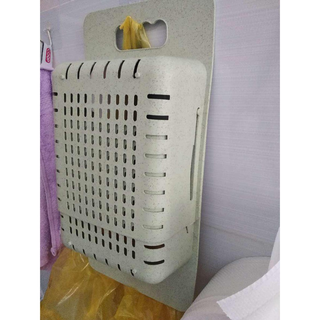 Khay, Rổ gác bồn rửa bát thông minh gấp gọn, có thể điều chỉnh kích thước nhựa Việt Nhật