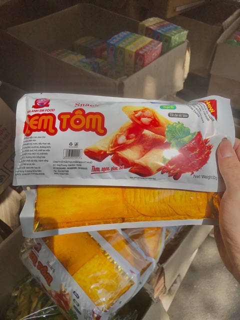 SỈ BỊCH 30 GÓI NEM TÔM CHUA CAY TRẺ EM SIÊU HOT